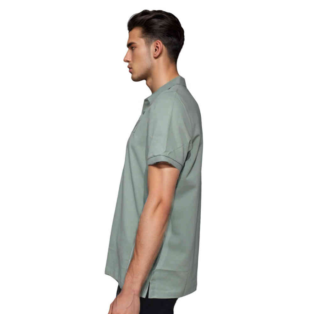 Hermes Paris Green Premium Luxury Polo T-shirt-2