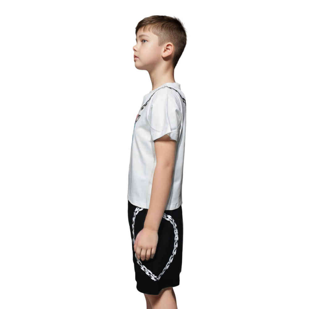 Prada White Premium Cotton Kids Co-ord Set-2