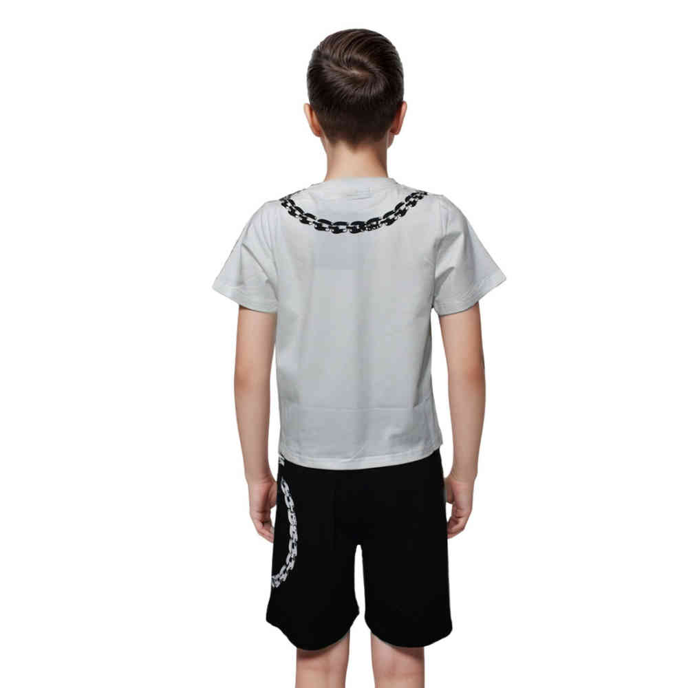 Prada White Premium Cotton Kids Co-ord Set-1