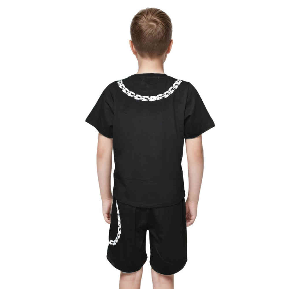 Prada Black Premium Quality Kids Co-ord Set-thumb-1