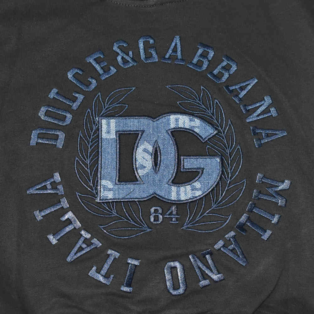 Dolce & Gabbana Logo Print Black Premium Kids Co-ord Set-3
