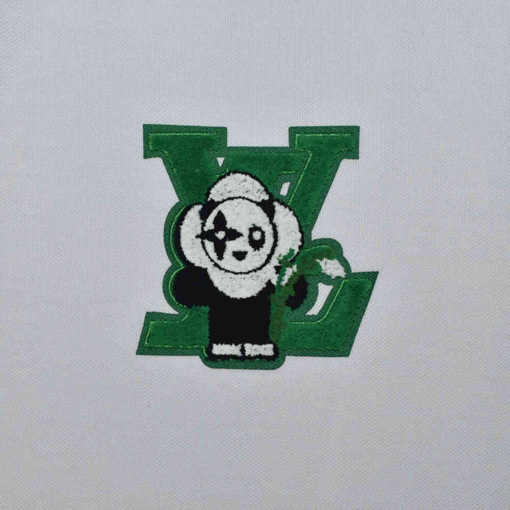 Louis Vuitton White Premium Polo T-shirt-3