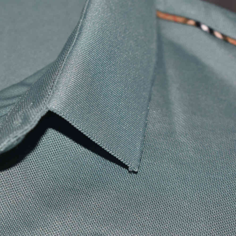 Burberry Green Premium Quality Polo T-shirt-4