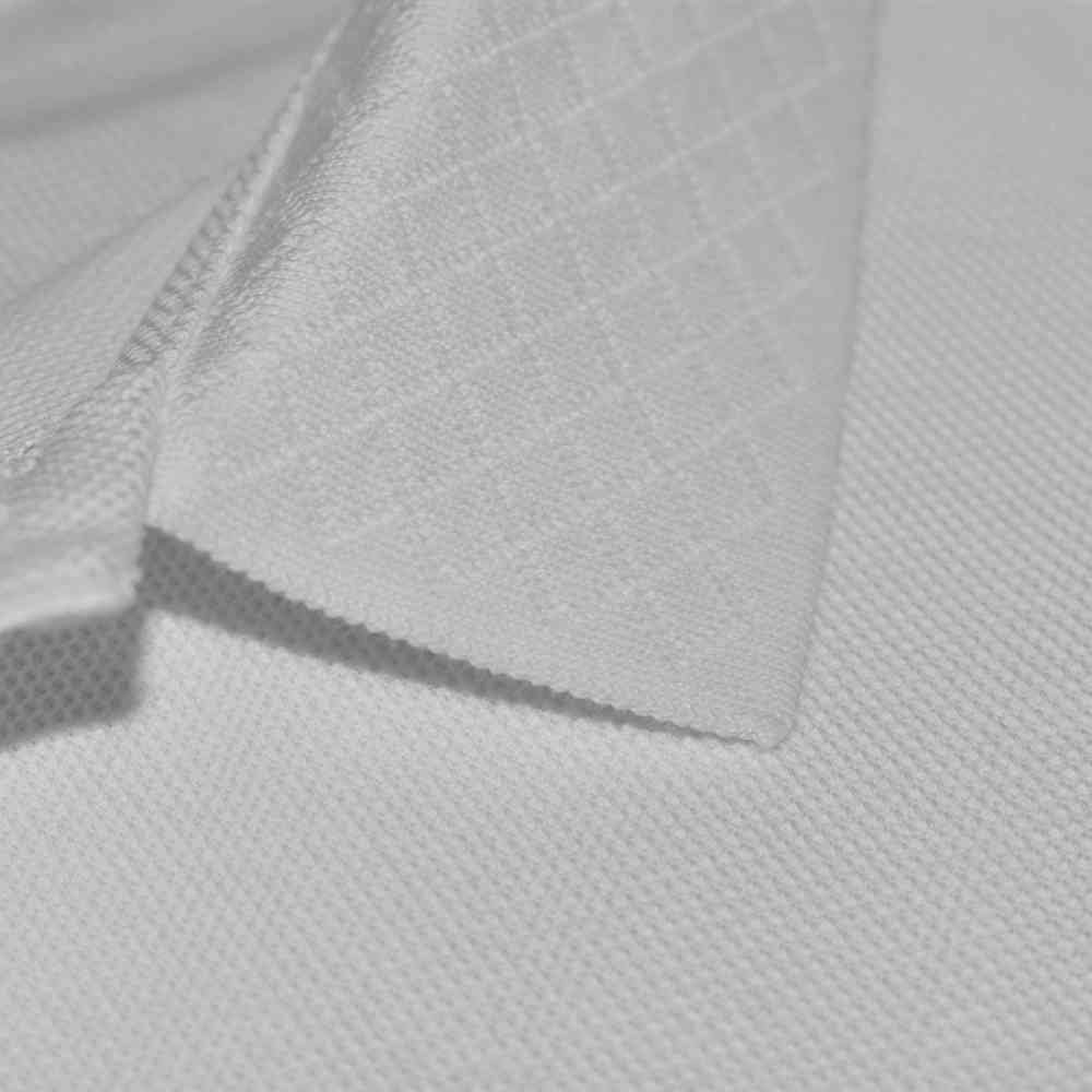 Prada White Premium Cotton Polo T-shirt-thumb-4