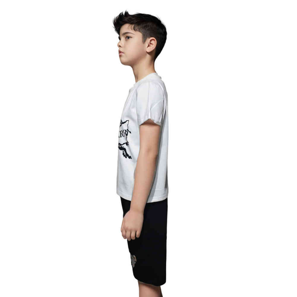 Burberry logo Print White Premium Kids Co-ord Set-2