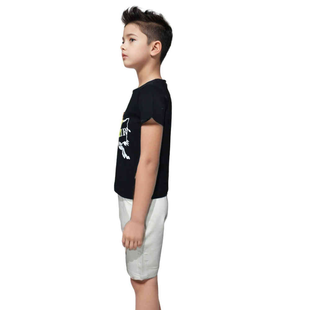 Burberry Logo Print Black Premium Quality Kids Co-ord Set-2