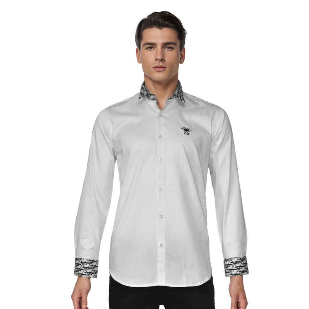 Dior Spider Embroidered White Premium Shirt-6