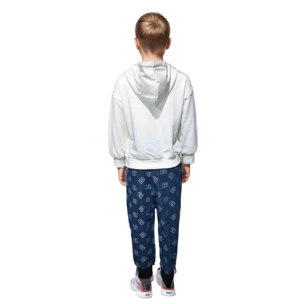 Dolce & Gabbana Embroidered logo White Kids Co-ord Set-1