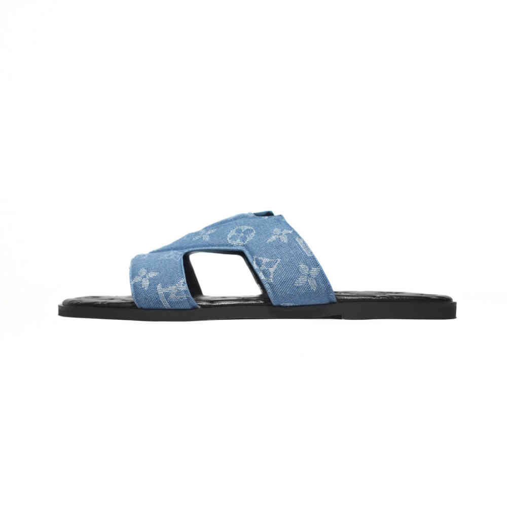 Louis Vuitton Sky Blue Premium Flip-flops-1