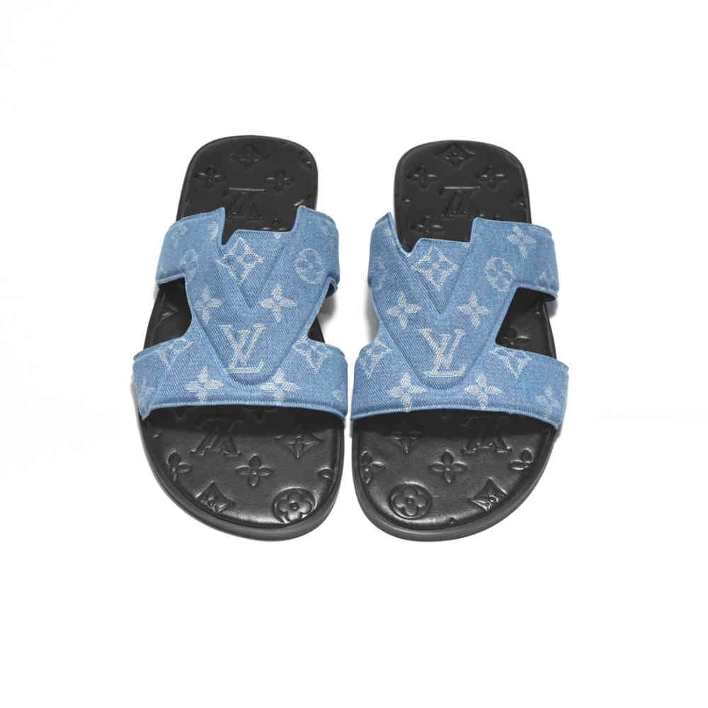 Louis Vuitton Sky Blue Premium Flip-flops-4