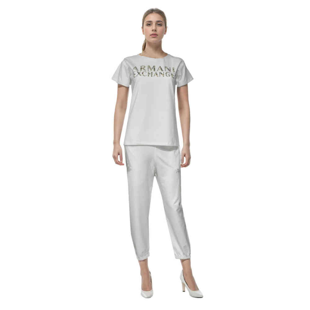 Armani Exchange White Premium Co-ord Set-thumb-1