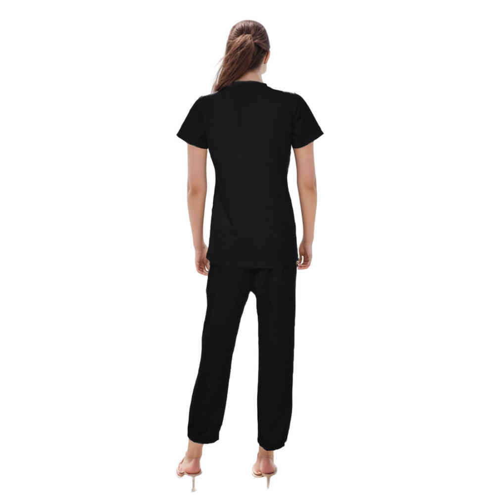 Moschino Bear Print Black Premium Co-ord Set-2