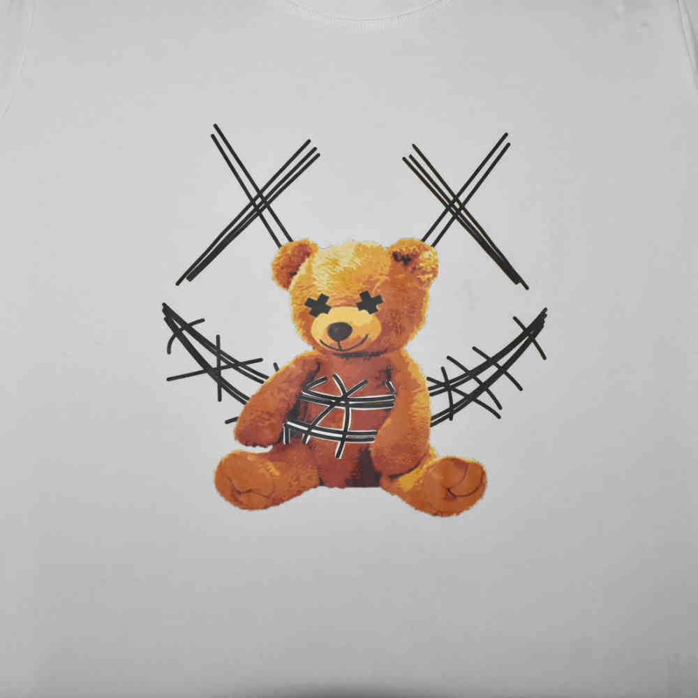 Moschino Bear Print White Premium Co-ord Set-4
