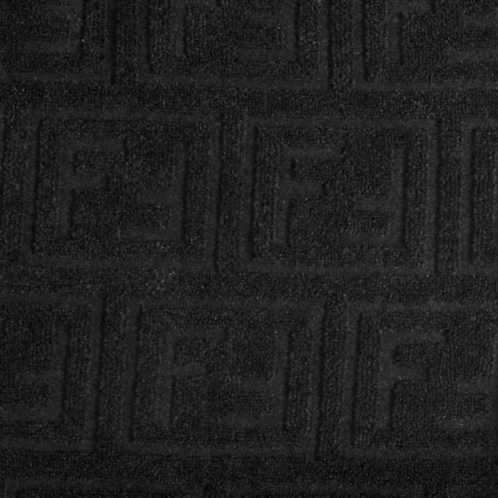 Fendi Embossed Black Premium Cotton Dress-thumb-3