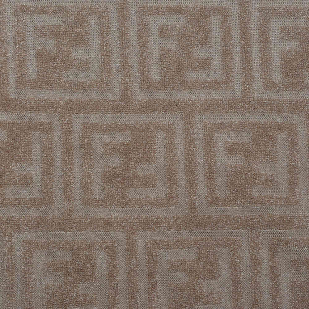Fendi Embossed Brown Premium Cotton Dress-3