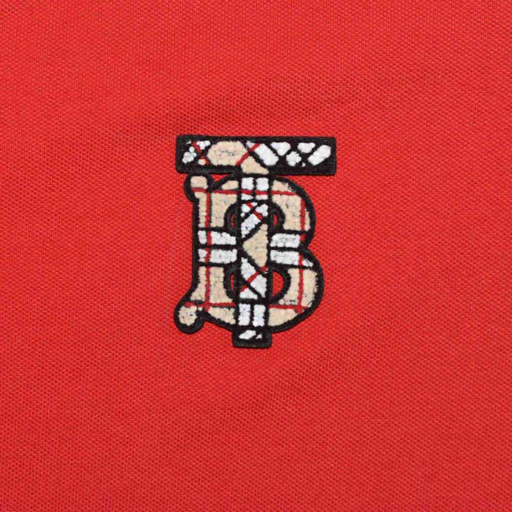 Burberry Red Premium Cotton Women T-shirt-3
