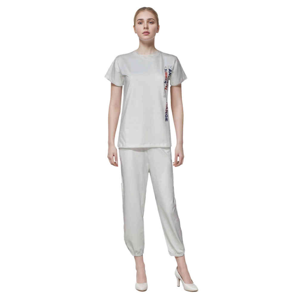 Armani Exchange White Premium Cotton Co-ord Set-1