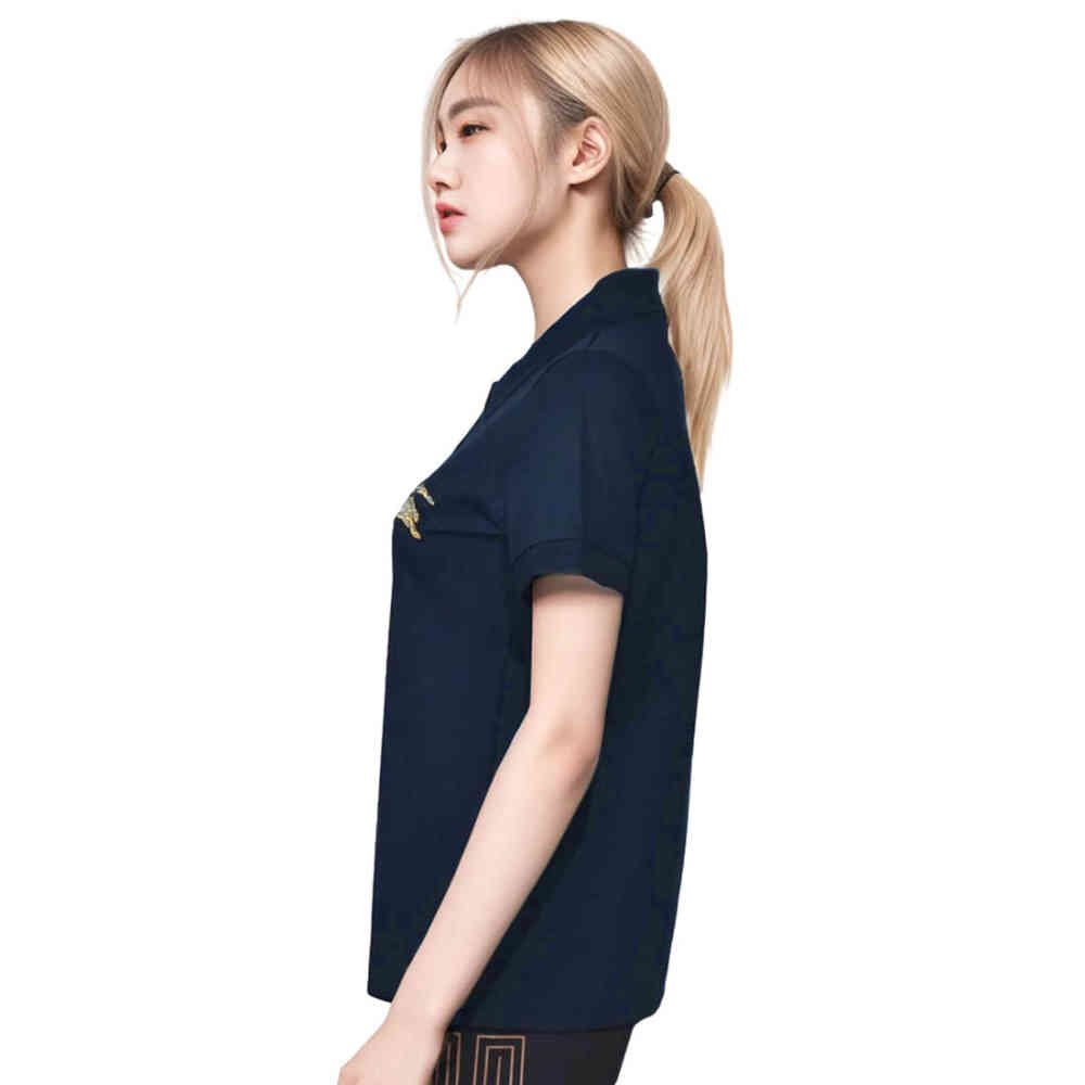 Burberry Dark Blue Premium Women T-shirt-2