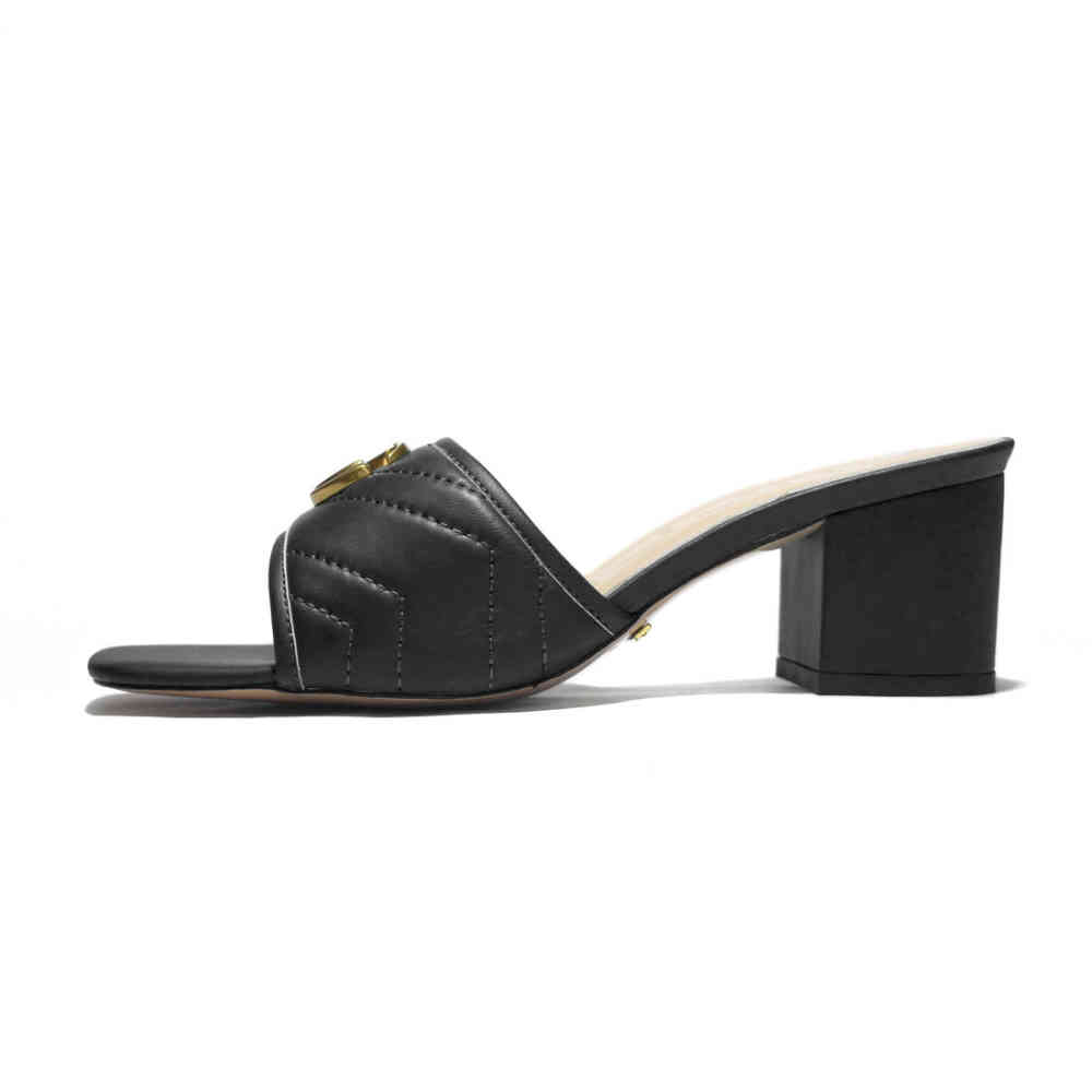 Gucci Black Premium Quality Heels Sandals-1