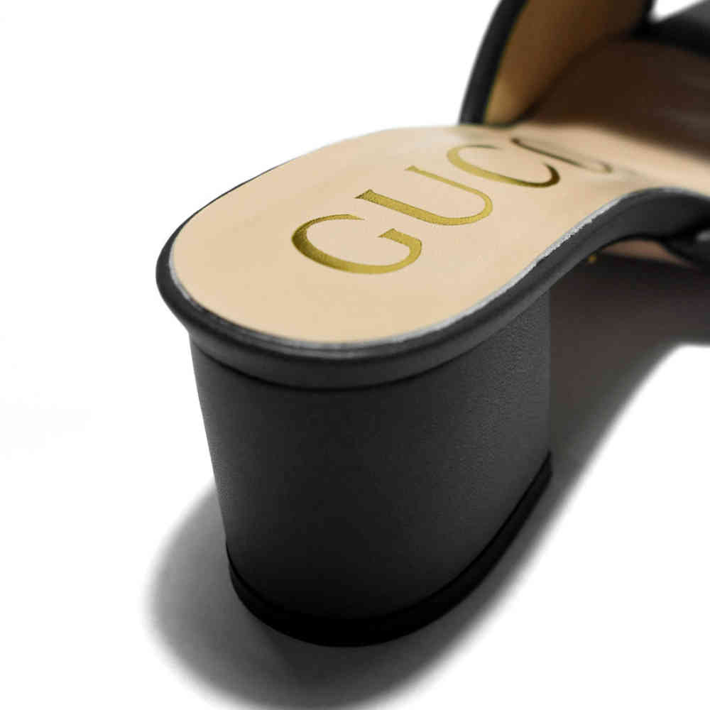 Gucci Black Premium Quality Heels Sandals-4