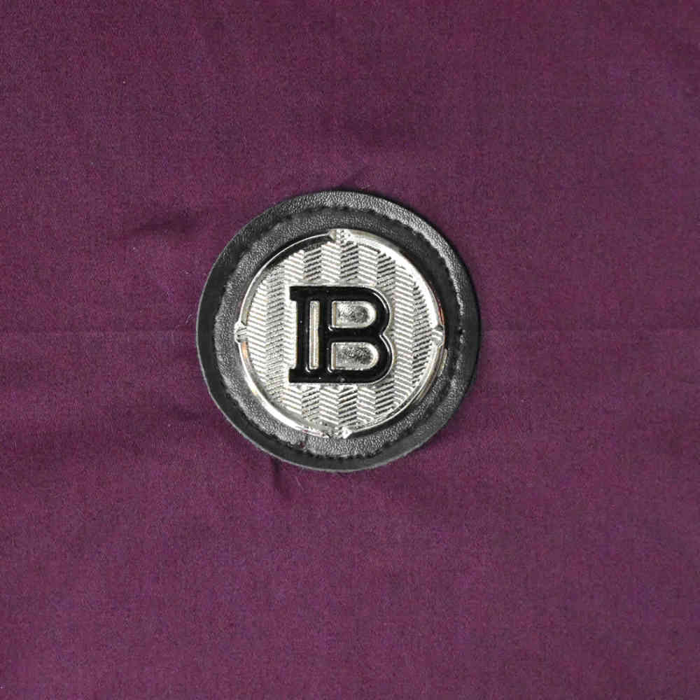 Balmain logo Icon Wine Premium Cotton Shirt-3