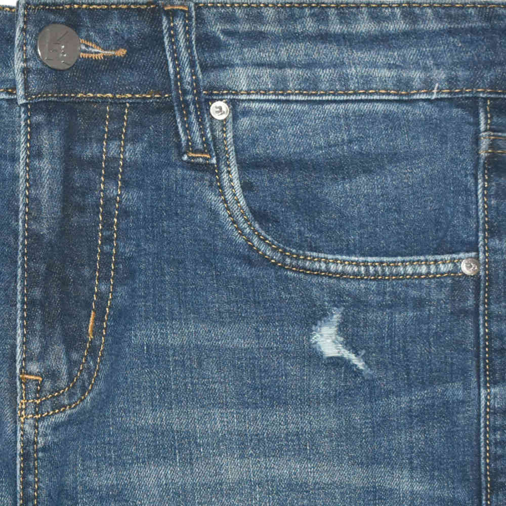 Karl Lagerfeld Ripped Blue Premium Quality Jeans-thumb-1