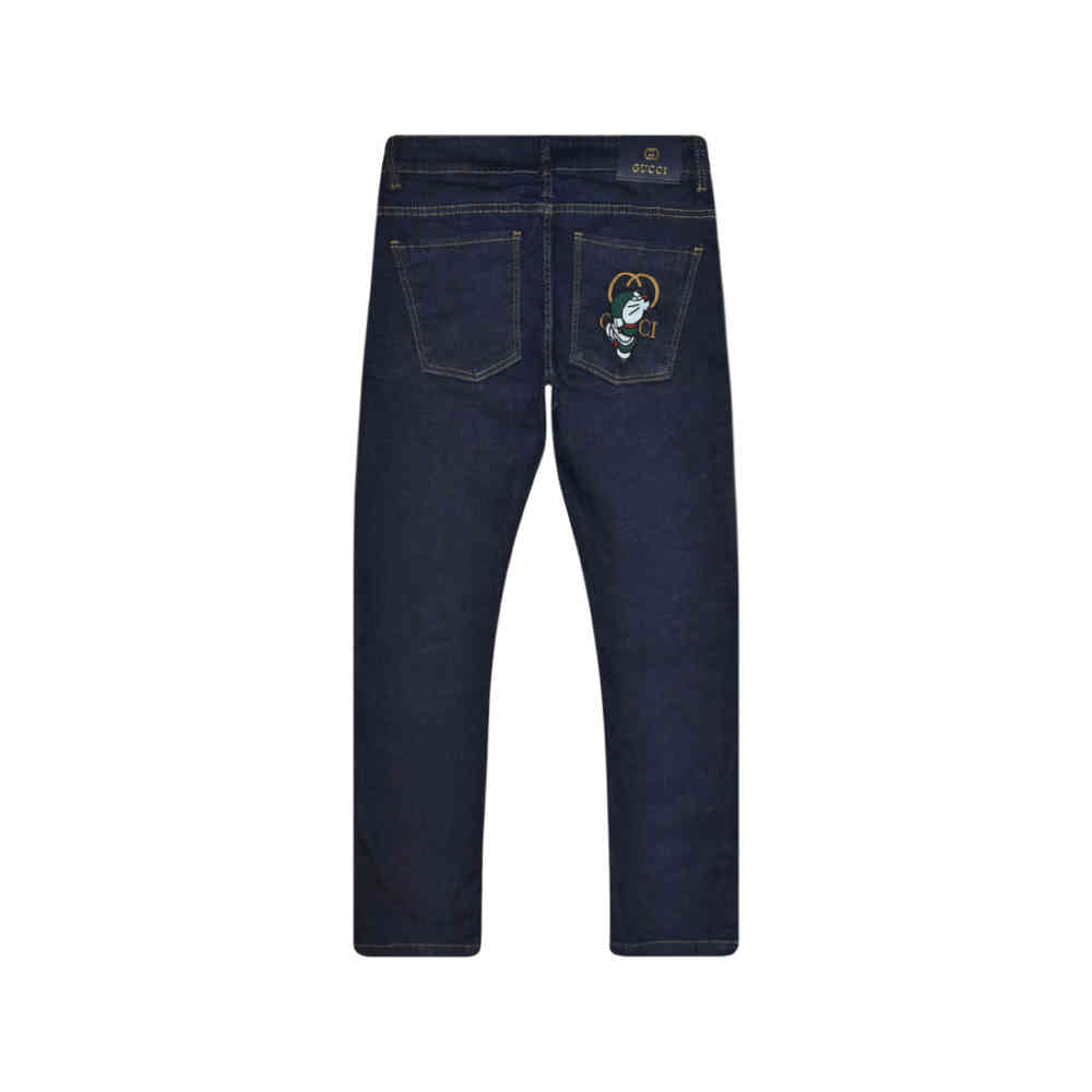 Gucci Dark Blue Premium Denim Jeans-thumb-5