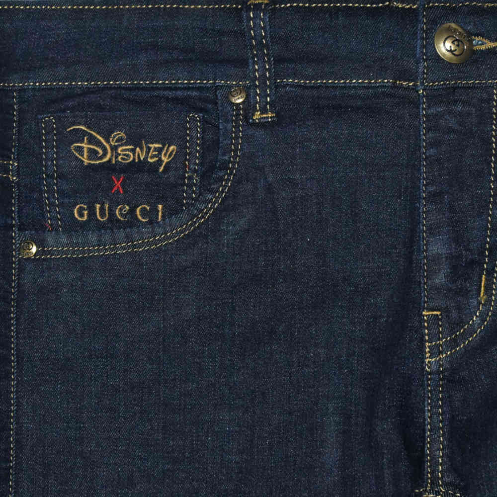 Gucci Dark Blue Premium Denim Jeans-thumb-2