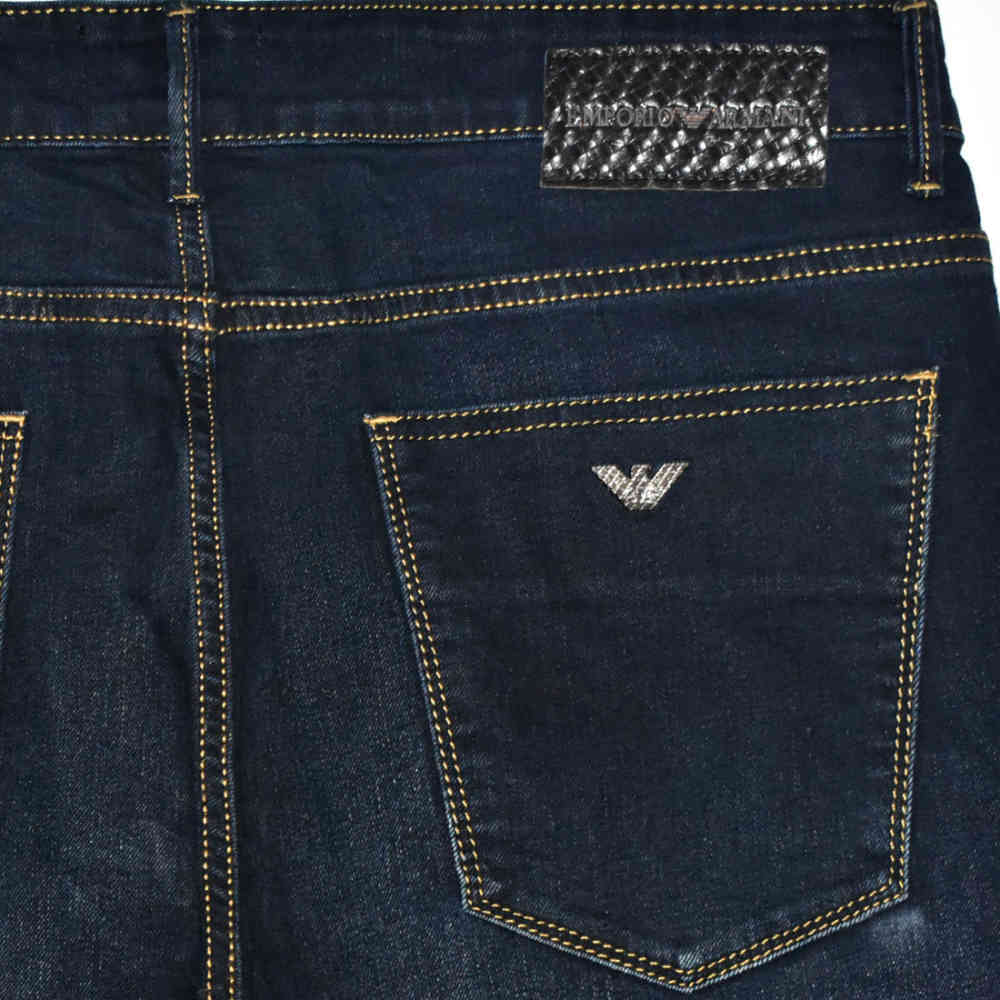 Giorgio Armani Dark Blue Premium Quality Jeans-3