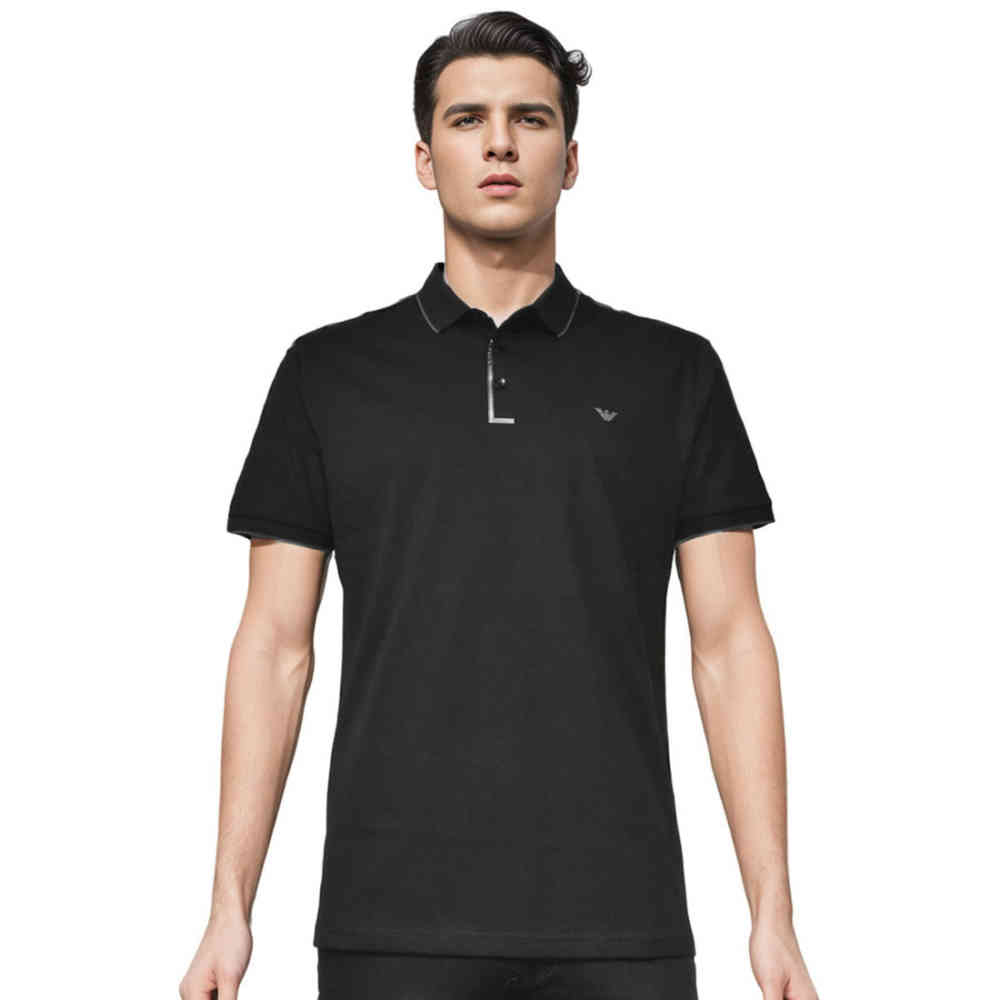 Black Giorgio Armani Brown Premium Quality Polo Tees