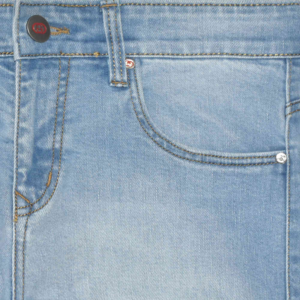 Gucci Light Blue Premium Quality Jeans-thumb-1