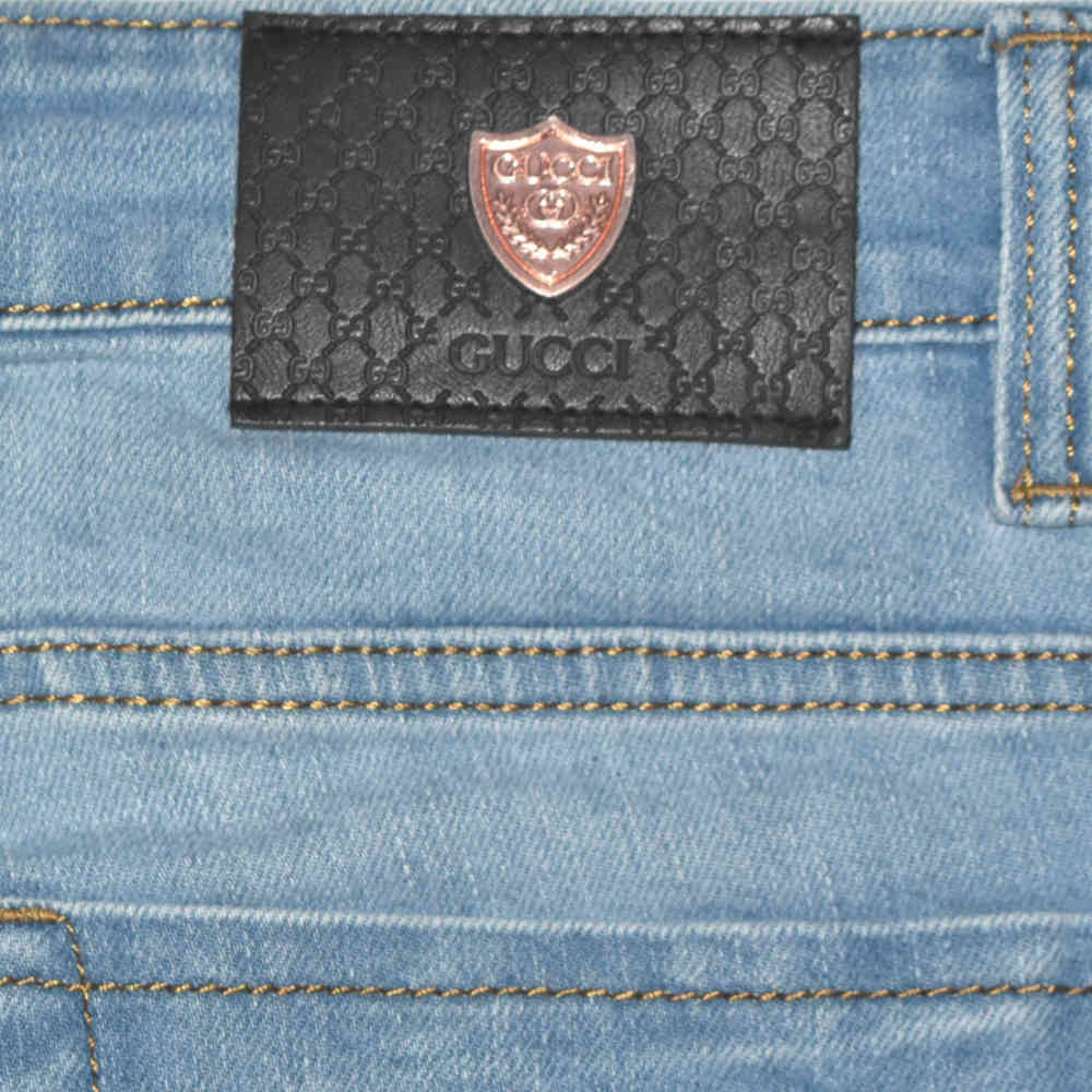 Gucci Light Blue Premium Quality Jeans-thumb-4