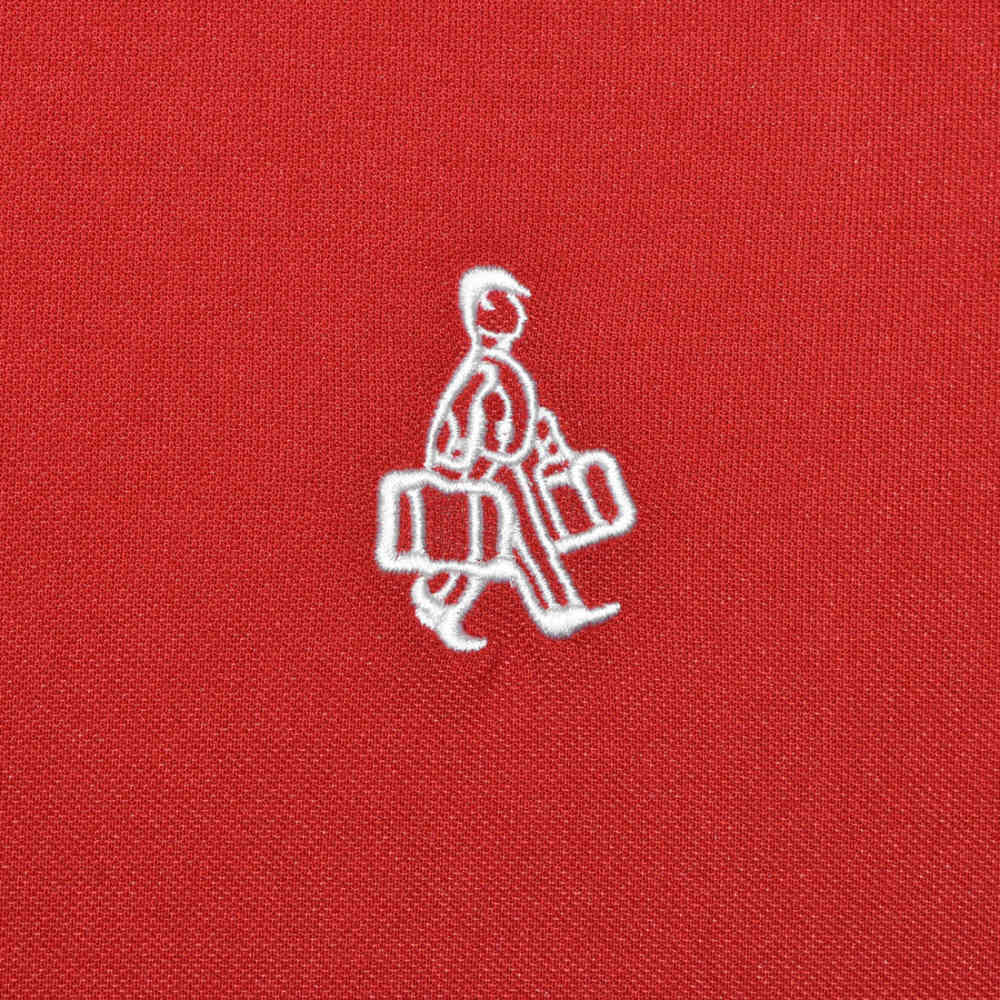 Prada Embroidered logo Red Premium T-shirt-3