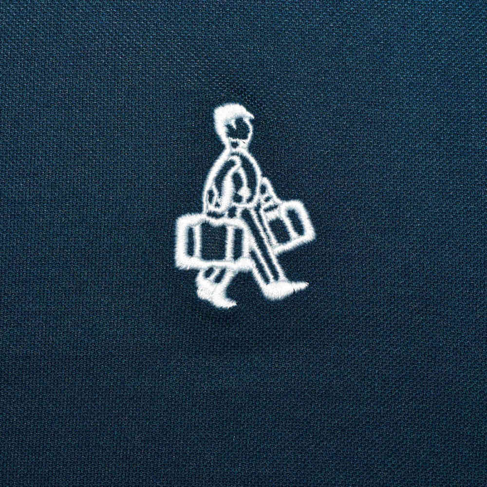 Prada Embroidered logo Blue Premium T-shirt-thumb-3
