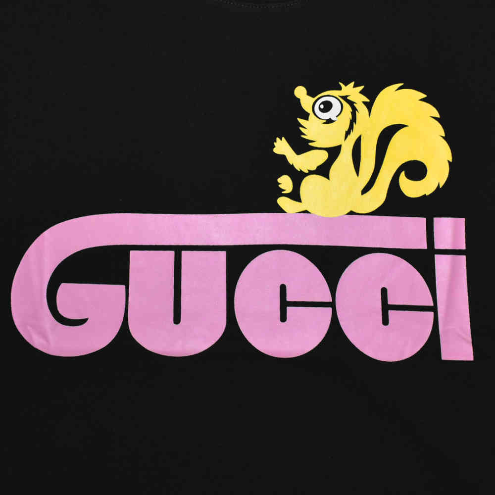 Gucci Retro Skunk Print Black T-shirt-3