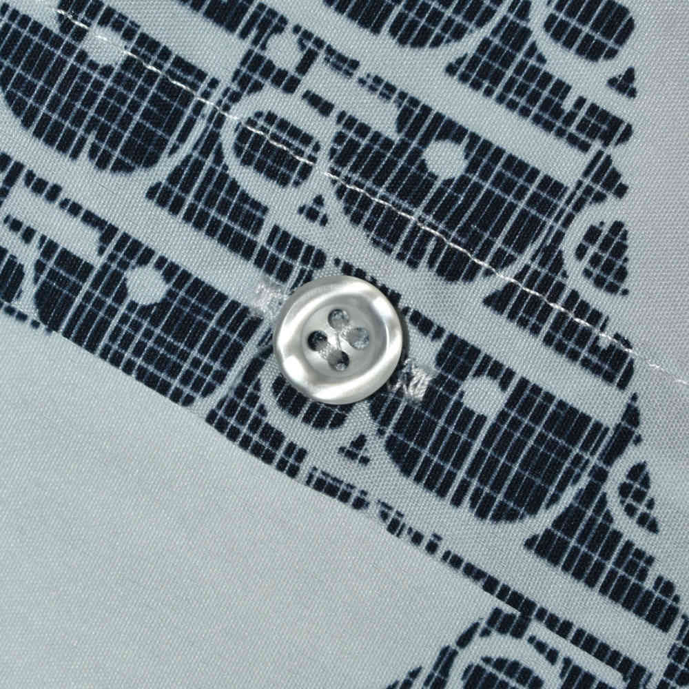 Dior Black & White Premium Quality Half Sleeve Shirt-thumb-4