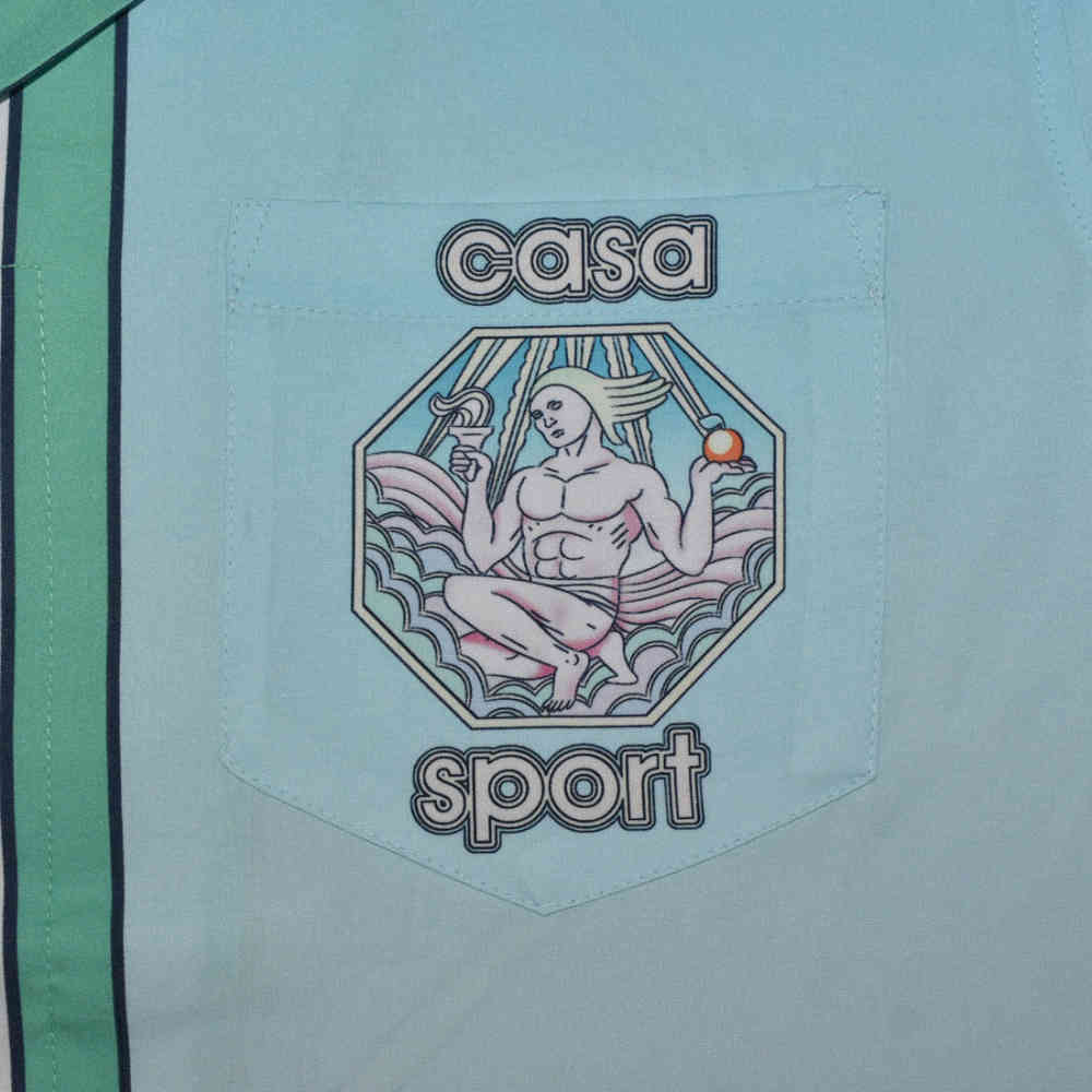 Casablanca Sky Blue Premium Quality Shirt-3