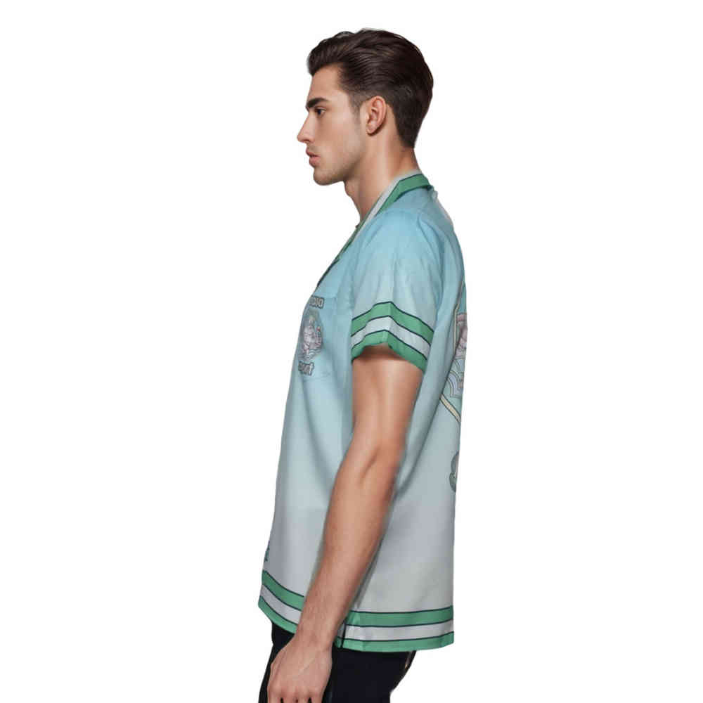 Casablanca Sky Blue Premium Quality Shirt-2