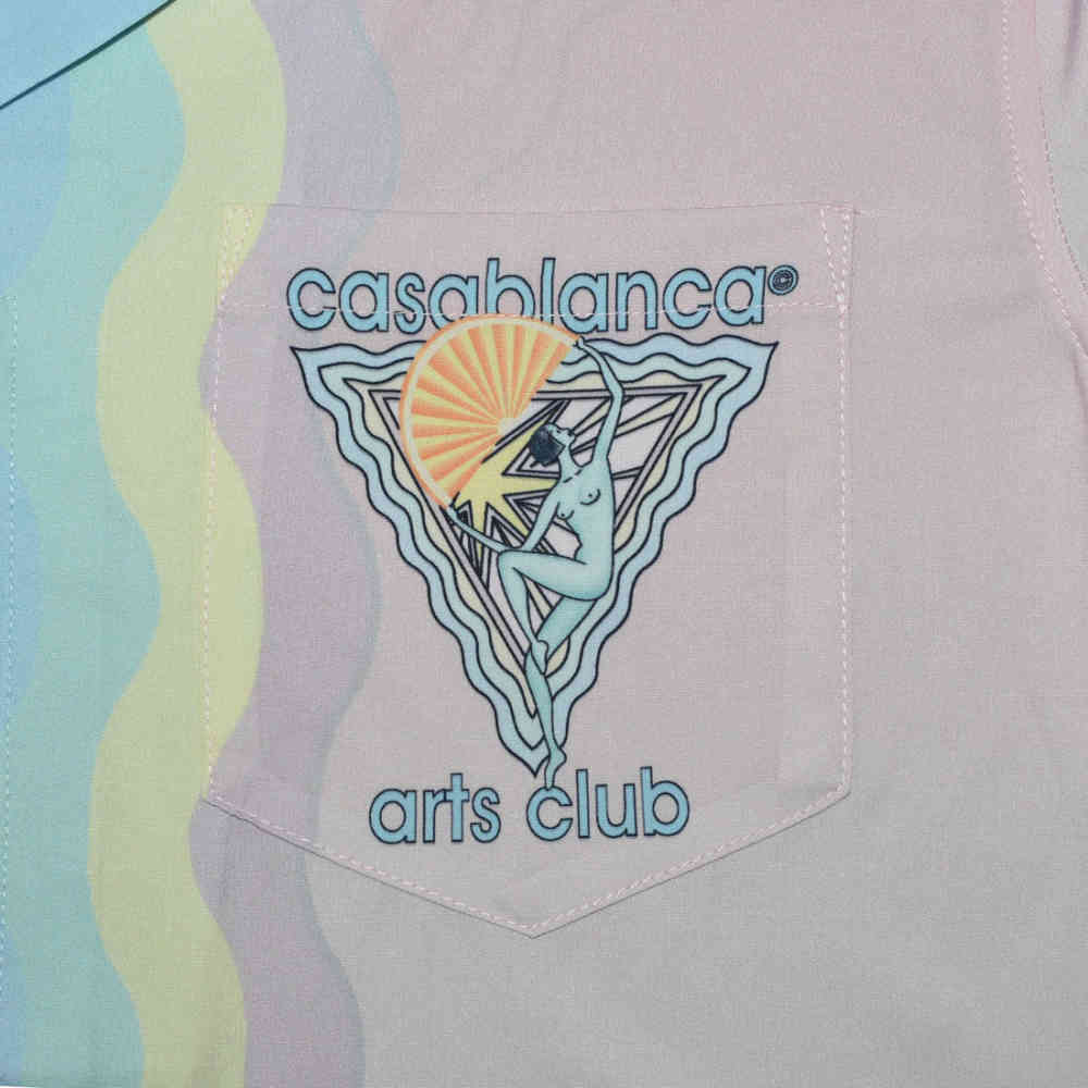 Casablanca Pink Premium Quality Shirt-3