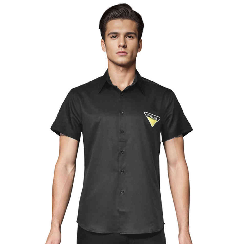 Black Prada White Premium Quality Shirt