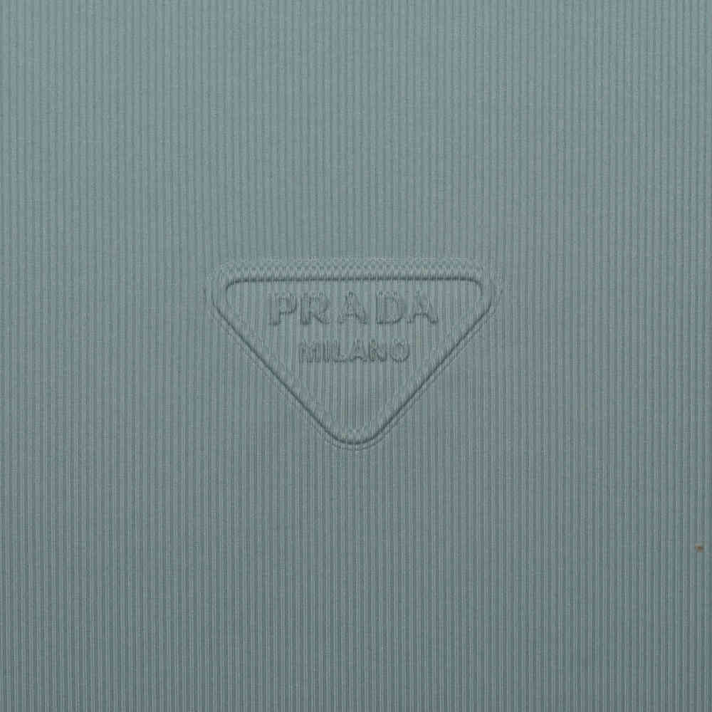Prada Embossed logo Green Premium Polo T-shirt-3