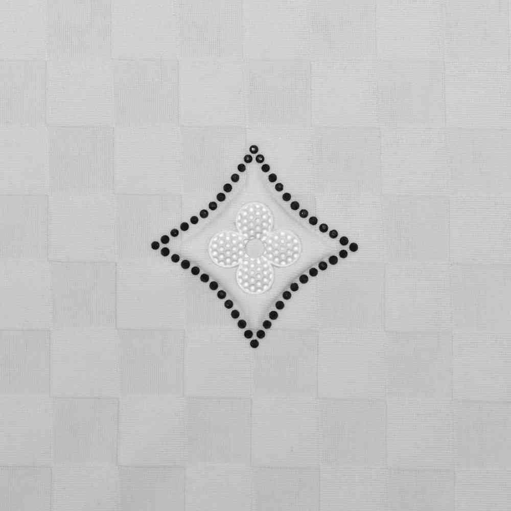 Louis Vuitton White Premium Cotton Polo T-shirt-3