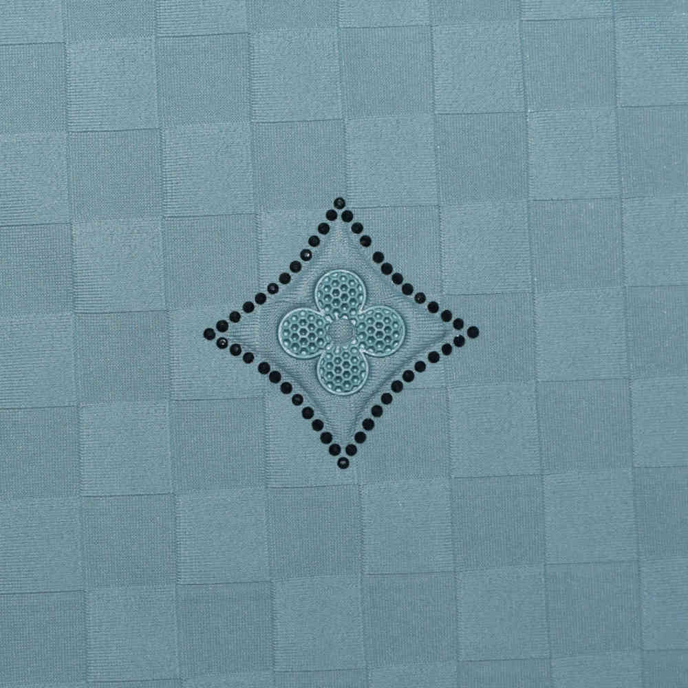Louis Vuitton Sky Blue Premium Cotton Polo T-shirt-3