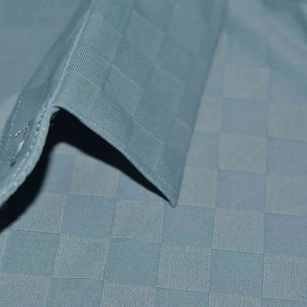 Louis Vuitton Sky Blue Premium Cotton Polo T-shirt-4