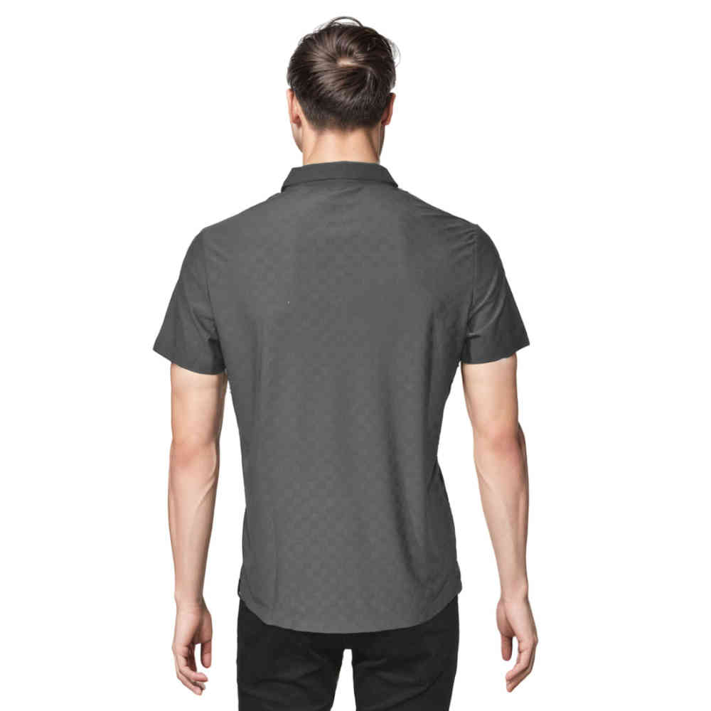 Louis Vuitton Grey Premium Cotton Polo T-shirt-1