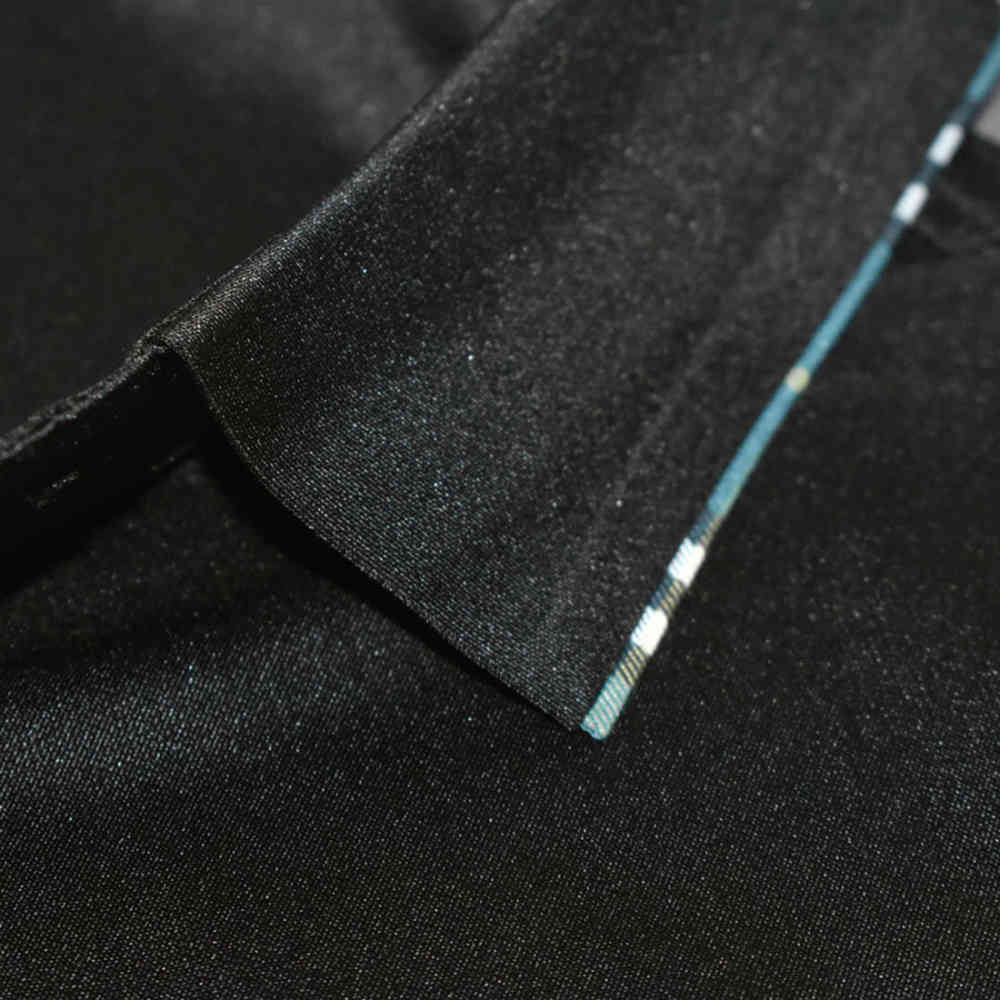 Burberry Black Premium Quality Polo T-shirt-4