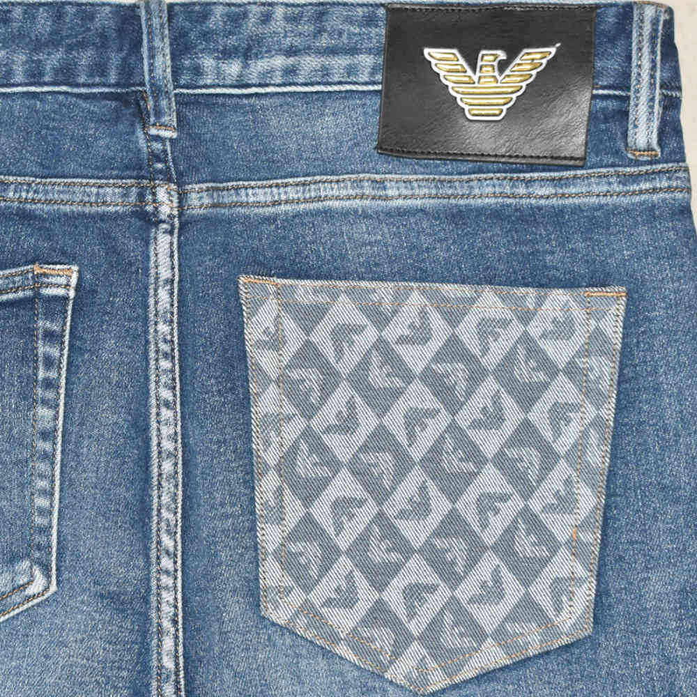 Emporio Armani Blue Premium Quality Jeans-3