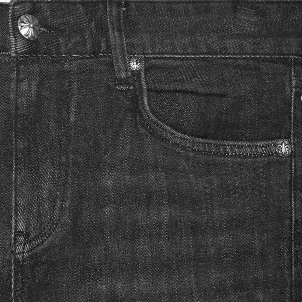 Chrome Hearts Black Premium Quality Jeans-thumb-1