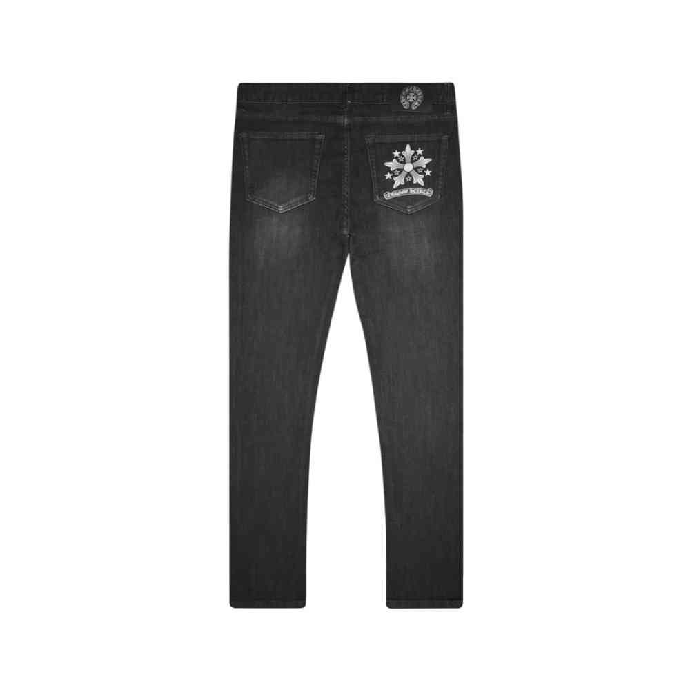 Chrome Hearts Black Premium Quality Jeans-thumb-5