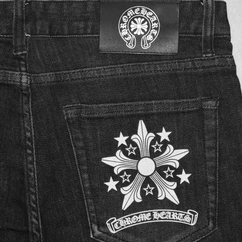 Chrome Hearts Black Premium Quality Jeans-thumb-4